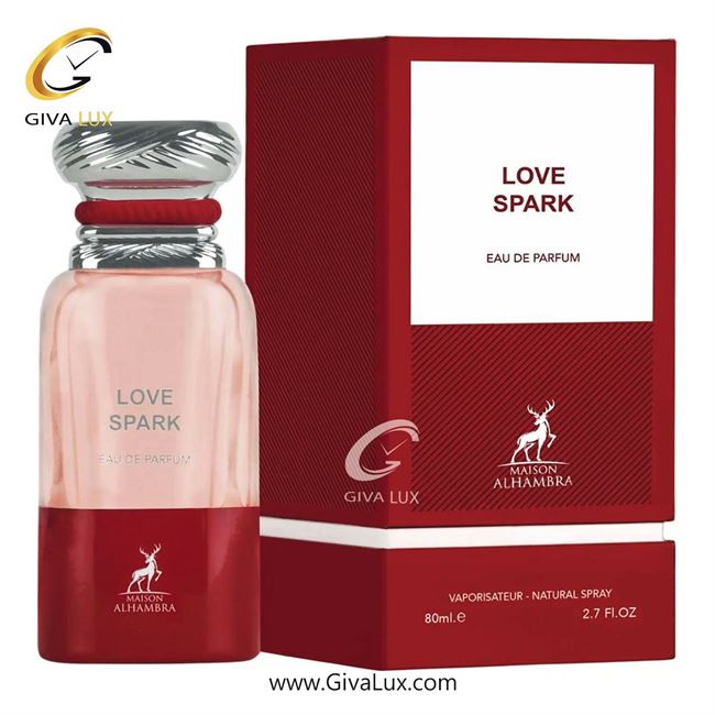  ادو پرفیوم  یونیسکس الحمبرا اورجینال مدل Love Spark | لاو اسپارک رایحه مشابه تام فورد الکتریک چری حجم  80 میل